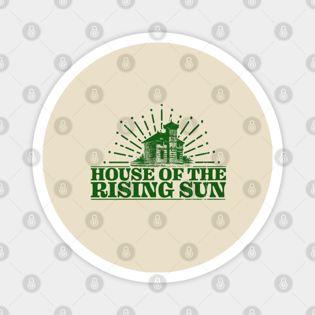 house of the rising sun Magnet by Genetics art